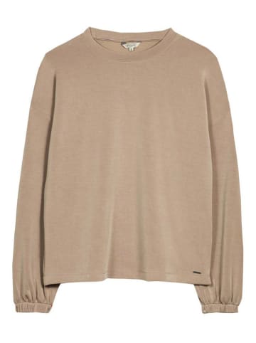 Herrlicher Sweatshirt in Taupe