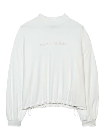 Herrlicher Sweatshirt in Weiß