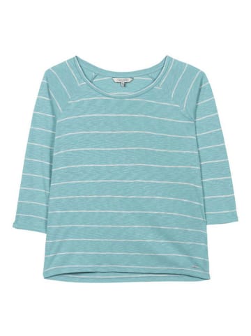 Herrlicher Longsleeve lichtblauw/wit