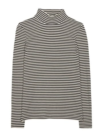Herrlicher Longsleeve in Schwarz/ Weiß