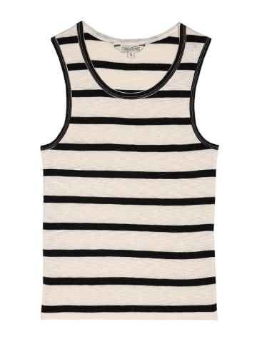 Herrlicher Top crème/zwart