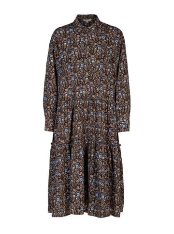 Herrlicher Kleid in Schwarz/ Beige
