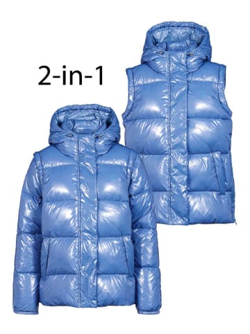 Herrlicher 2in1-Übergangsjacke in Hellblau