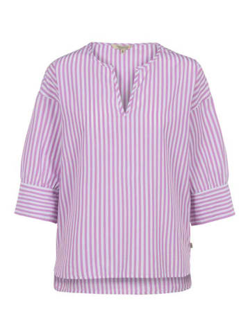 Herrlicher Bluse in Rosa/ Weiß