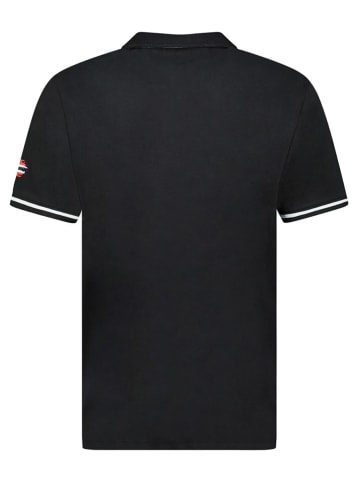 Geographical Norway Poloshirt in Schwarz