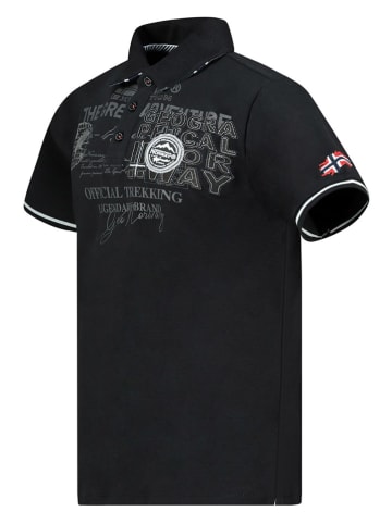 Geographical Norway Poloshirt in Schwarz