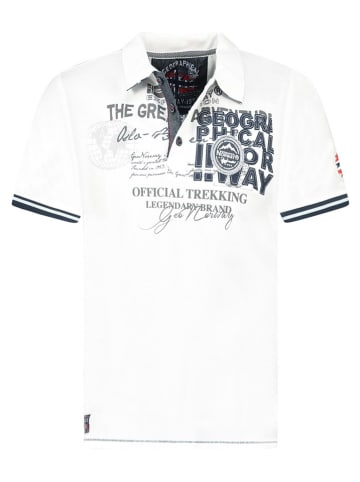 Geographical Norway Koszulka polo w kolorze białym