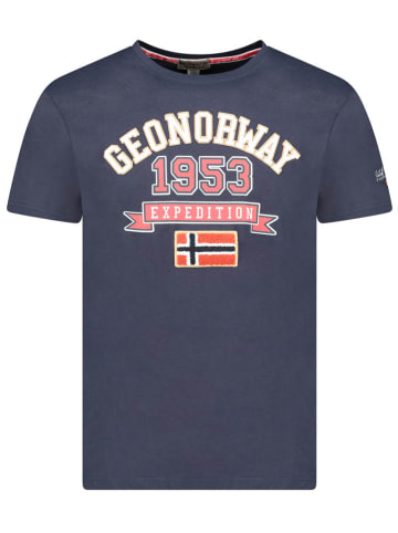 Geographical Norway Shirt "Jollegio" donkerblauw