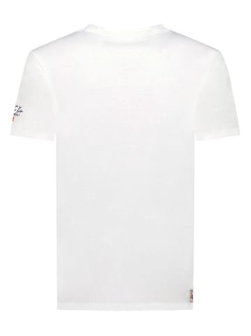 Geographical Norway Koszulka "Jollegio" w kolorze białym