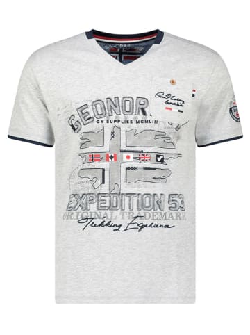 Geographical Norway Shirt in Grau