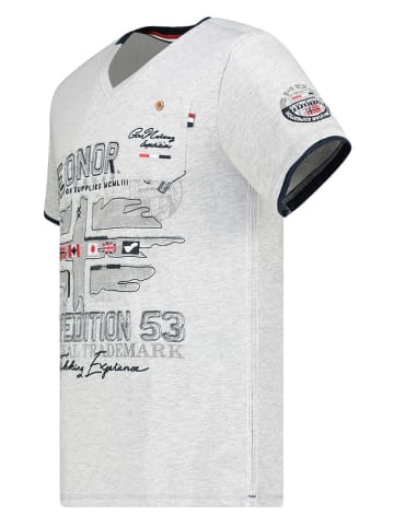 Geographical Norway Koszulka w kolorze szarym
