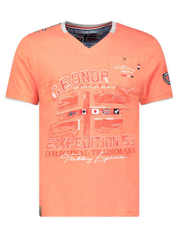 Geographical Norway Shirt in Orange
