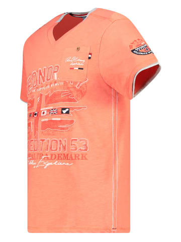Geographical Norway Shirt in Orange
