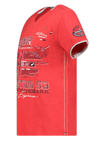 Geographical Norway Koszulka w kolorze czerwonym