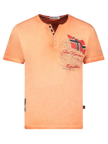 Geographical Norway Shirt in Orange