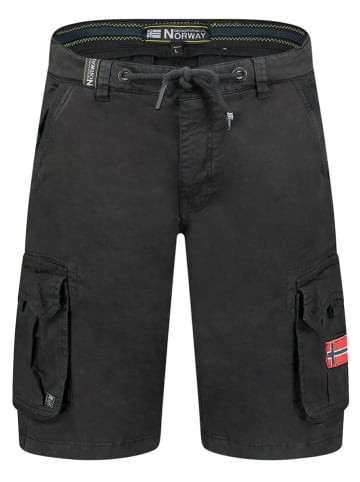 Geographical Norway Bermudy w kolorze czarnym