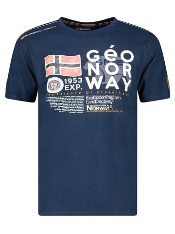 Geographical Norway Koszulka w kolorze granatowym