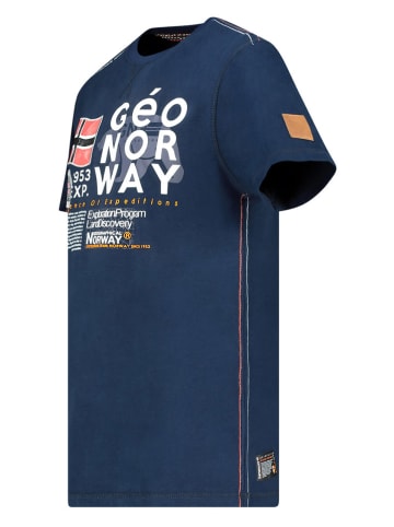 Geographical Norway Koszulka w kolorze granatowym