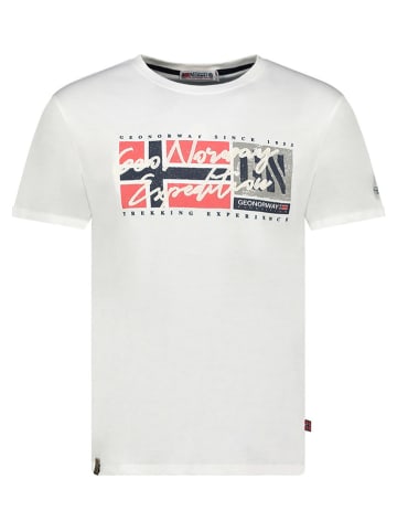 Geographical Norway Shirt in Weiß