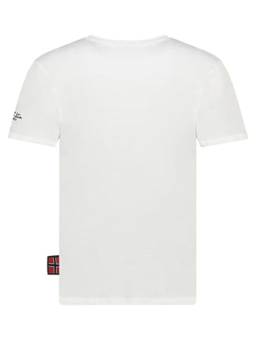 Geographical Norway Shirt in Weiß