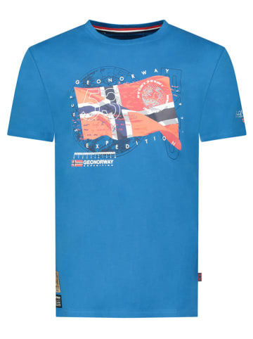 Geographical Norway Shirt blauw