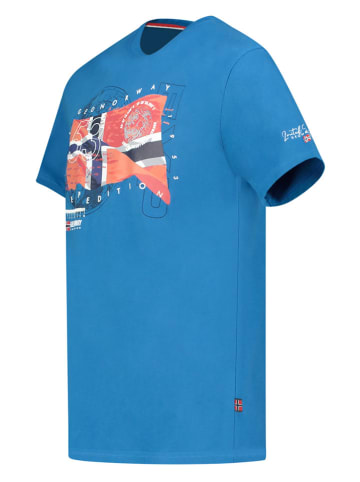 Geographical Norway Shirt blauw