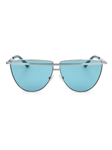 Guess Dameszonnebril zilverkleurig/blauw