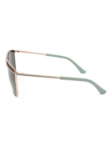 Guess Damen-Sonnenbrille in Gold/ Khaki