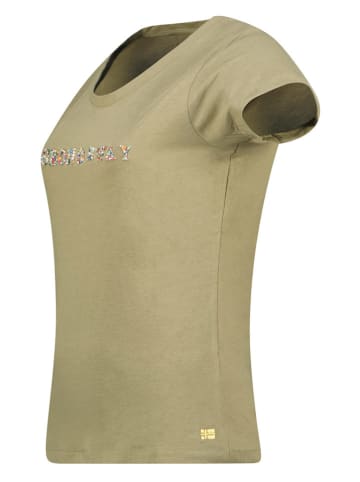 Geographical Norway Koszulka "Jefolly" w kolorze khaki