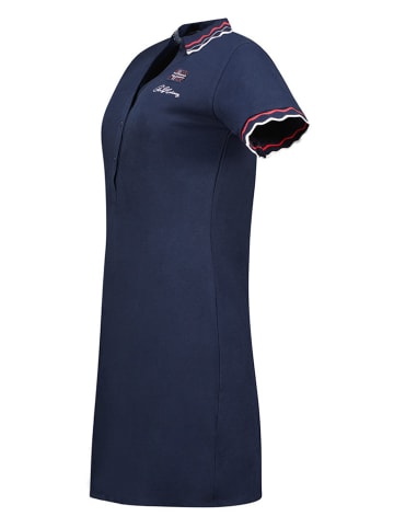Geographical Norway Sukienka polo "Jamaela" w kolorze granatowym