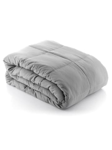 InnovaGoods Schwere Bettdecke in Hellgrau - (L)180 x (B)120 cm