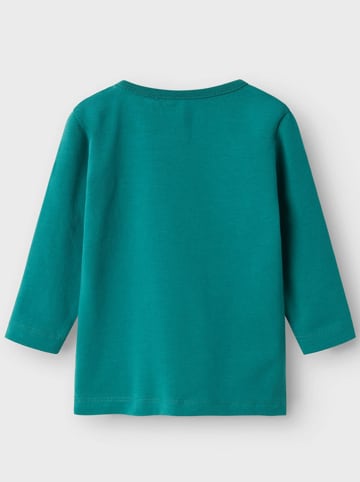 name it Longsleeves "Kanon" in Grün/ Hellbraun