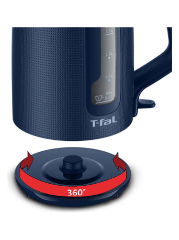 Tefal Wasserkocher "KO2M04 Morning" in Dunkelblau - 1,7 l
