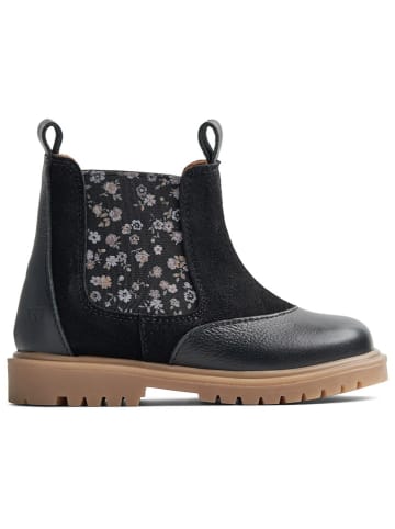 Wheat Leder-Chelsea-Boots in Schwarz