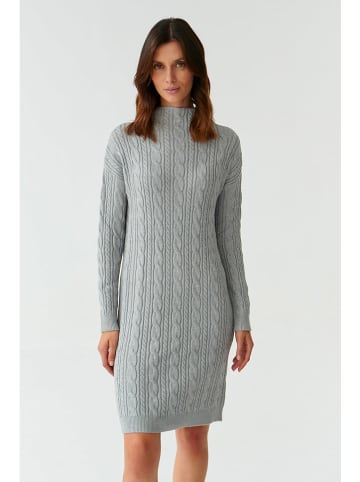 TATUUM Strickkleid in Hellgrau