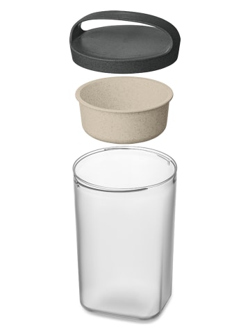 koziol Snackpot "Buddy" in Grau/ Transparent - 700 ml