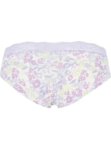 COTONELLA 2-delige set: slips paars/wit