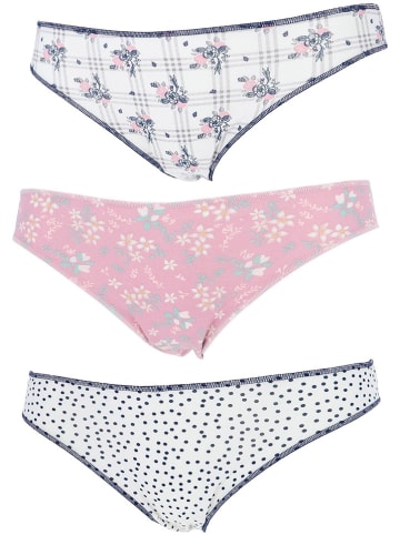 COTONELLA 3-delige set: slips meerkleurig