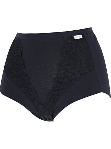 COTONELLA Figi high waist w kolorze czarnym