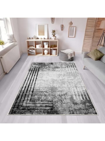 CARPET DIEM Laagpolig tapijt grijs/zwart/wit
