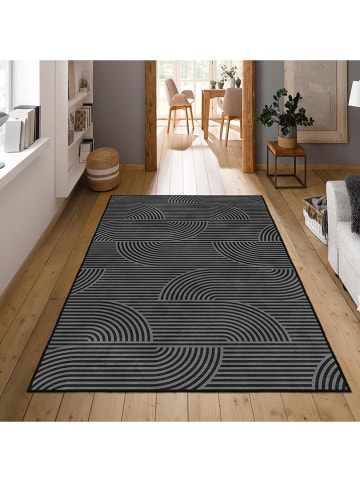 CARPET DIEM Laagpolig tapijt grijs/zwart