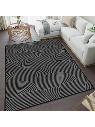 CARPET DIEM Laagpolig tapijt grijs/zwart