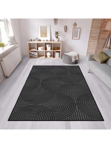 CARPET DIEM Laagpolig tapijt grijs/zwart