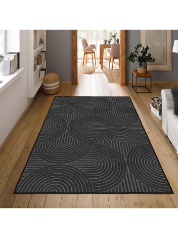 CARPET DIEM Laagpolig tapijt grijs/zwart