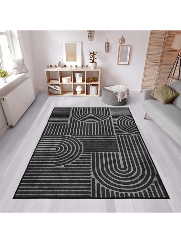 CARPET DIEM Dywan w kolorze szaro-czarnym