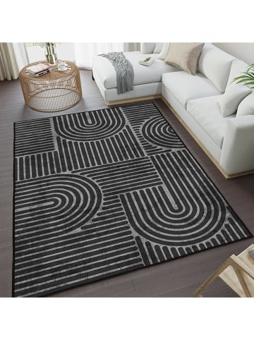 CARPET DIEM Dywan w kolorze szaro-czarnym