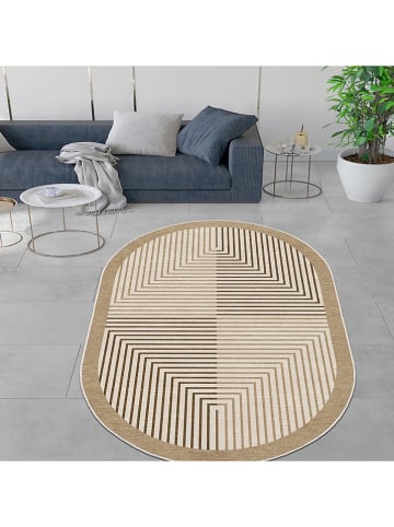CARPET DIEM Laagpolig tapijt beige/lichtbruin/bruin