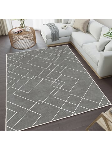 CARPET DIEM Kurzflor-Teppich in Grau