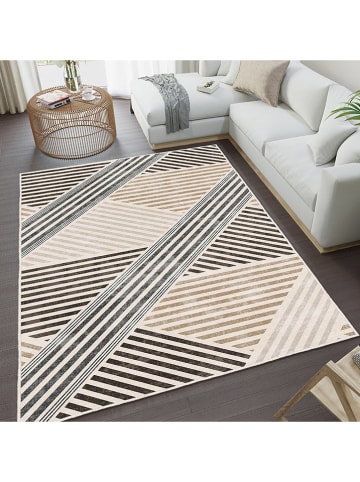 CARPET DIEM Laagpolig tapijt beige/lichtbruin/grijs