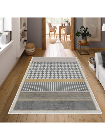 CARPET DIEM Dywan w kolorze szaro-jasnobrązowym